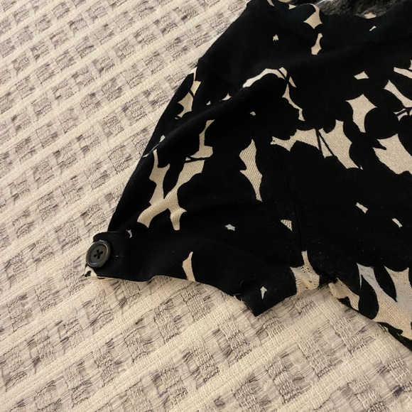 Banana Republic black and white dress size M - Picture 8 of 9
